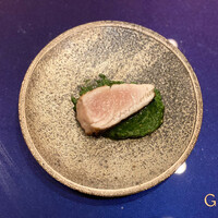 Gibier MIYAMA - 鰆 炭火焼 春菊ジェノバ