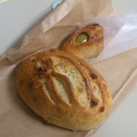 ブレッドアーエスプレッソ - 上：オリーブ　下：アールグレイ