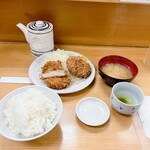 とんかつ山家 - ヒレカツ定食970円