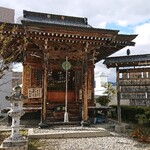 宮森 - 食事後、近くにある「子安観音堂」で参拝、旅の感謝と家内安全を祈願しました。