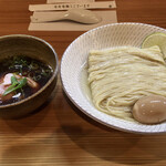 Tsukesoba Jinguuji - 鰹昆布出汁 醤油つけそば 味玉入り