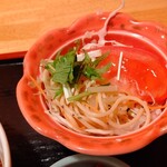 とんかつ　木村家 - ミニミニサラダは  バスタon the キャベツ！