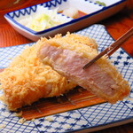 Domestic brand pork loin cutlet set meal (120g)