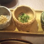 塩竈料理 翠松亭 - あられ＋長ネギ＋白胡麻