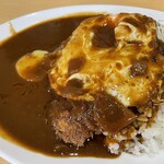 キッチンヨッチ - カツカレー目玉載せアップ