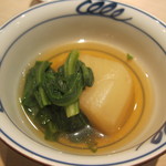 くろぎ - 京蕪煮　京菊菜