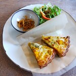 喫茶 まめ暮らし - キッシュプレート