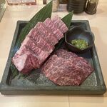 Yakiniku Tamaki - お肉の女王様で“黒毛和牛A5等級ヘレステーキ”と“イチボ”でございます！！！