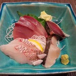 Hamanoban Yasakanaryouri Hamayuri - ◆「おまかせ料理」◇お造り 見るからに新鮮さが伝わる地魚は わらさ・鰹・さわら・鰤