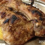 骨付鳥 一鶴 - 2012.12.2(日)11時50分訪問 サラダ400円 ひな鳥870円＼(^o^)／