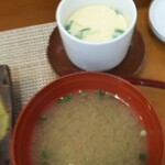 玄海鮨 - 貝汁と茶碗蒸し