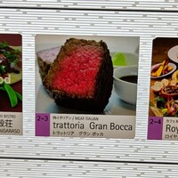 トラットリア グランボッカ - お店は2階です。