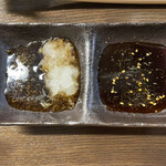 焼肉桜坂 - タレは2種　ぽん酢おろし、焼肉タレ