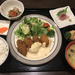 和がや - 料理写真:広島県産　牡蠣フライ定食(1180円)