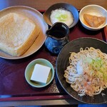 谷口屋 - あげ1枚蕎麦御膳