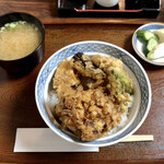 天ぷら 福岡 - 海老かき揚げ天丼
