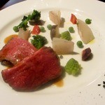 オステリア・オリエーラ - 2012,01 熟成門崎丑　イチボのﾛｰｽﾄ　3,200円