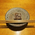 御料理 樋渡 - 甘味：小豆の葛焼き