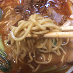 らーめん もんつきかかか - 麺リフト,ブレて・・・ないよねwww