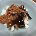 Kisotani - 山芋とえのき、昆布の和え物
