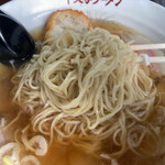 お食事処 林泉堂 - 細縮れ麺