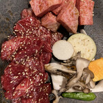 万葉牛 炭火焼肉 テラス - 万葉牛スタミナランチ