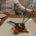 コルツ - 2012/12厚沢部の野鴨の黒文字串焼き？
      ソースは柚子胡椒かな