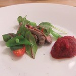 コルツ - 2012/12　八雲北里牛　ビーツとりんごのソース