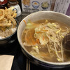 梅乃家 - 料理写真:豚野菜、かき揚げ丼