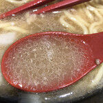 イレブンフーズ 源流 - ラーメン並830円（味薄目，脂多め）