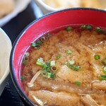 カフェ ジャスミン - 味噌汁（日替りランチ）