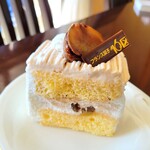 フランス菓子16区 - 栗のショートケーキ。