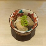 東麻布 天本 - つぶ貝きも