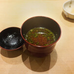 東麻布 天本 - 赤だし