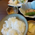 音市楼　かくれ庵 - 小鉢、ご飯