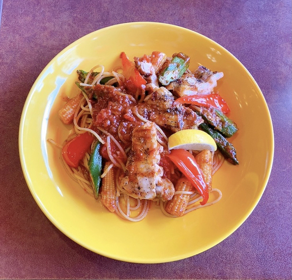 ケイジャンシュリンプとソーセージの野菜串のレシピ