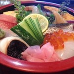 Hatsune Sushi - 今日は夫だけ行きまして、お土産のチラシ鮨～美味しい！