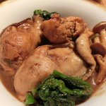 ３丁目のカレー屋さん  - 牡蠣とアサリのカレー雑炊 1400円 の牡蠣