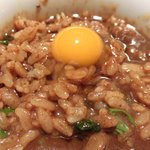 ３丁目のカレー屋さん  - 牡蠣とアサリのカレー雑炊 1400円 のうずらの卵