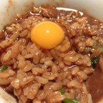 ３丁目のカレー屋さん  - >牡蠣とアサリのカレー雑炊 1400円 のうずらの卵