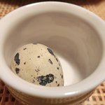 ３丁目のカレー屋さん  - 牡蠣とアサリのカレー雑炊 1400円 のうずらの卵