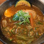 奥芝商店 - チキンに海老5倍にオクラ