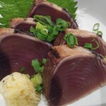 海鮮料理 あじや - 秋かつをタタキ748円