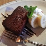 旅人カフェ ぐりーちね - ショコラ・テリーヌ　450円