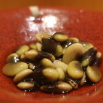 こころや - 鞍掛豆のお浸しアップ
