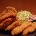 こころや - カキフライ 特製タルタルアップ