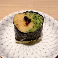 銀座 結絆 - ポテサラの海苔巻。もしや、龍次郎さんインスパイア？