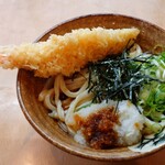 す奈は - 海老おろしうどん(税込870円)