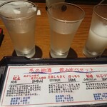 Yokohama Nishiguchi Izakaya Sagami - 冬の地酒飲み比べセット