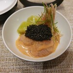 SUGALABO - 舞鶴 かわはぎ　キャビア　秋茄子